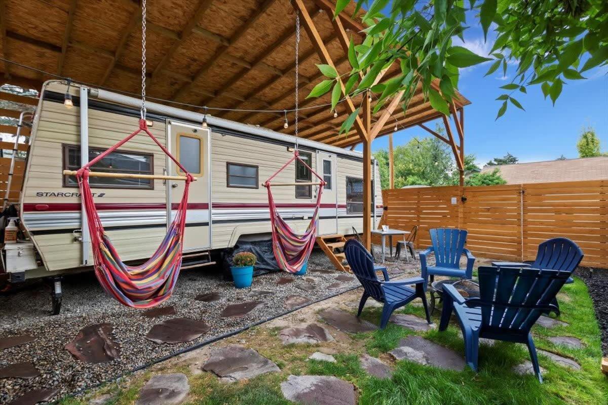 #Stayinmydistrict Twin Falls Backyard Glamper Exterior foto